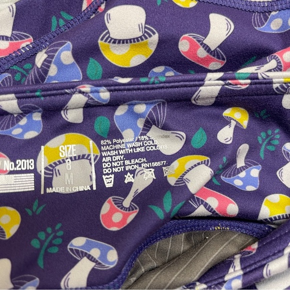 I Am Becoming IMB No Ride Workout 5” Inseam Shorts Purple Mushroom Women’s M(8) - Picture 6 of 12